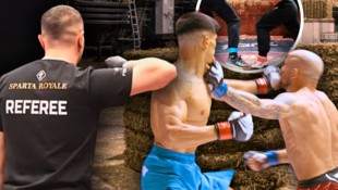 Auch bei den Heukämpfen von Sparta Royale müssen Ringrichter ihre Augen ganz genau auf Arme und ...