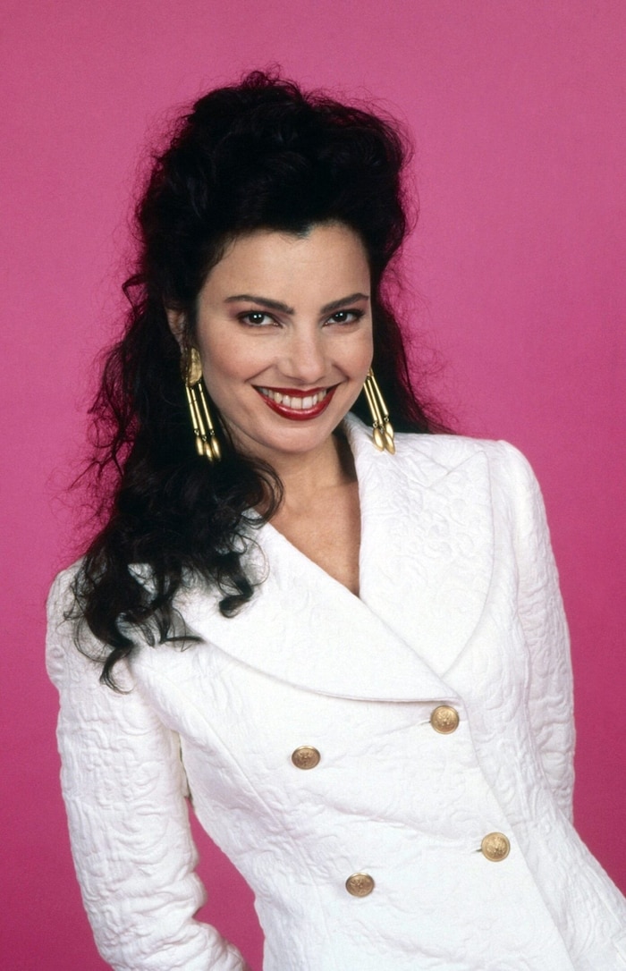 So kennt man Fran Drescher in ihrer Paraderolle als „Nanny“