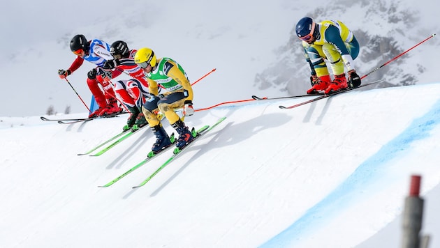 Nicolas Lussnig (l.) blieb am Donnerstag auf der Strecke.