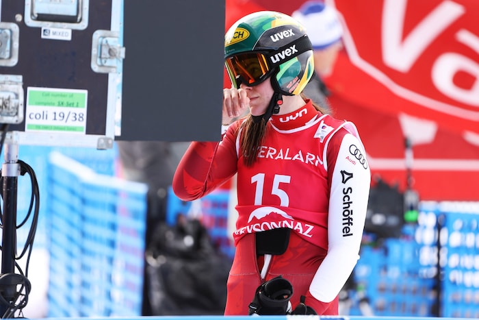 Sonja Gigler analysierte im Zielraum.