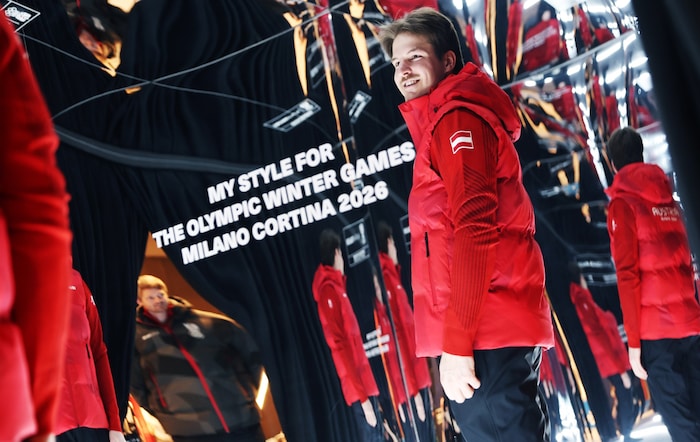 Für Nicolas Lussnig stand am Montag in Wien die Olympia-Einkleidung an.