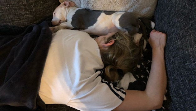 Seit ihrer zehnten Lebenswoche war „Nala“ bei der Frau.