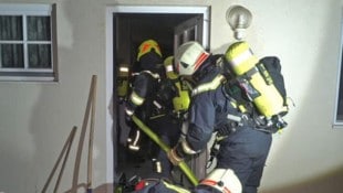Einsatz in Baden: Die Frau wurde von der Feuerwehr befreit.