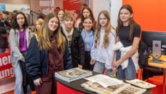 Große Freude hatten die Besucher auch im Podcast-Studio der „Krone“. Dort erzählten sie von den ...