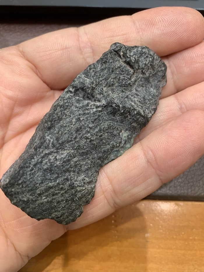 Der von Spitzmüller mitgebrachte Stein