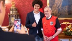 Ifeanyi Ndukwe bei Bundespräsident Alexander Van der Bellen