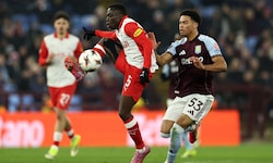 Soumaila Diabate zeigte gegen Aston Villa eine starke Leistung.