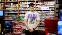 Am nächsten Tag schon wieder arbeiten: der überfallene Trafikant Andreas Fuchs.