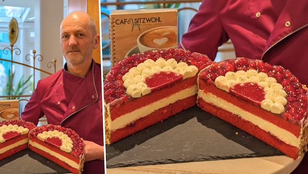 In Seeboden wurde eine Österreichtorte kreiert.