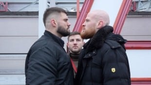 „Huntsman“ Alexander Binder und „Austrian Bull“ Alex Mraovic kämpfen am 7.2. um den ...