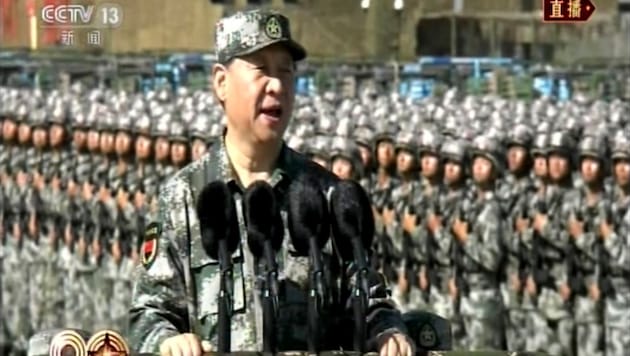 Xi Jinping, hier auf einer Aufnahme des staatlichen Fernsehens aus dem Jahr 2019, führt auch ...