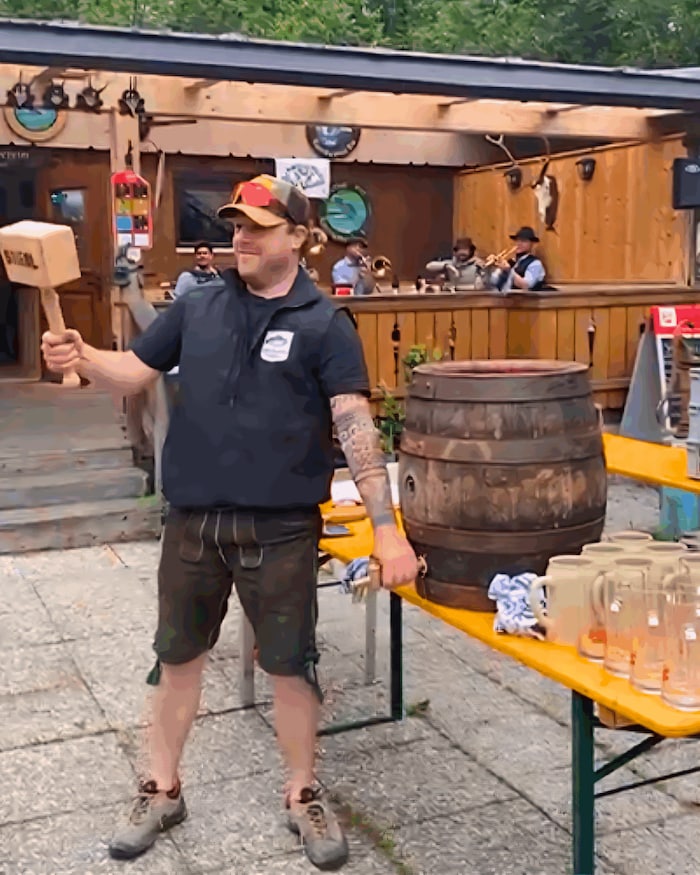 Tom Waibel in seinem Element