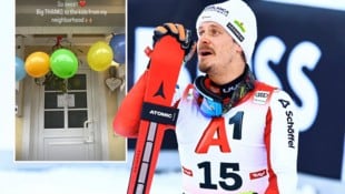 Was für eine schöne Überraschung für Manuel Feller.