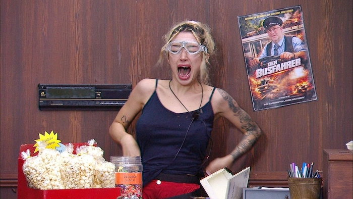 ... schrie sich schon wieder durch die Dschungelprüfung.