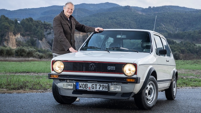 Auch Stephan Schätzl ist bekennender Fan des ersten VW Golf GTI – hier mit 110 PS starkem ...