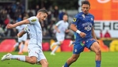 Sandro Ingolitsch (li.) fordert Sonntag im Cup mit Altach Ex-Klub Sturm und Bruderherz Fabio.