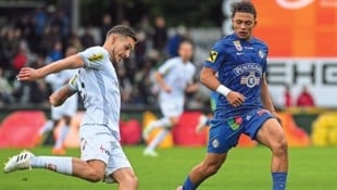 GEPA Sandro Ingolitsch (li.) fordert Sonntag im Cup mit Altach Ex-Klub Sturm und Bruderherz Fabio.