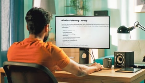Die Mindestsicherung oder Sozialhilfe wird vielfach bereits online beantragt.