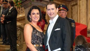 Letztes Jahr war Alt-Bundesministerin Elli Köstinger mit Kurz am Ball.