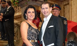 Letztes Jahr war Alt-Bundesministerin Elli Köstinger mit Kurz am Ball.