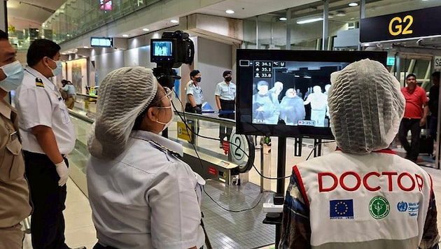 Thailand hat die Kontrollen an Flughäfen aus Angst vor einer Ausbreitung des Nipah-Virus ...