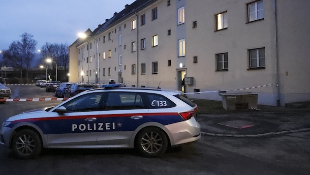 The investigation at the scene is in full swing.