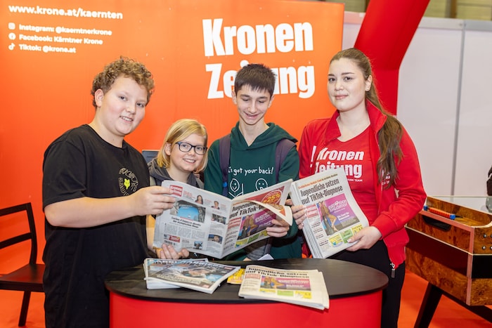 Auch die „Krone“ ist freilich vor Ort.