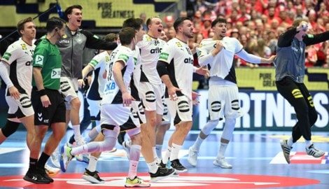 Großer Jubel bei den Deutschen