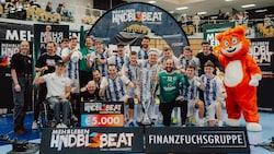 Die siegreichen Handballer des HC Hard