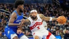Brandon Ingram (re.) war in Top-Form – geholfen hat‘s den Raptors nichts.