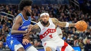 Brandon Ingram (re.) war in Top-Form – geholfen hat‘s den Raptors nichts.