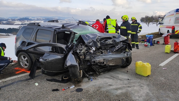 Das Fahrzeug wurde erheblich beschädigt.