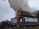 In Kalsdorf stand am Freitag ein Wohnhaus in Vollbrand.