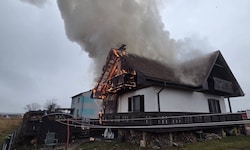 In Kalsdorf stand am Freitag ein Wohnhaus in Vollbrand.