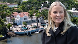 Die norwegische Kronprinzessin Mette-Marit wohnte in Epsteins Villa in Palm Beach. Jetzt gibt ...
