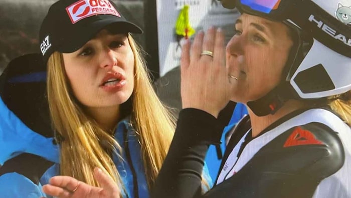 Laura Pirovano (re.) war kaum zu trösten.