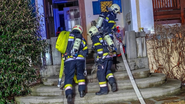 Die Stadtfeuerwehr Weiz musste in der Nacht auf Samstag ausrücken.