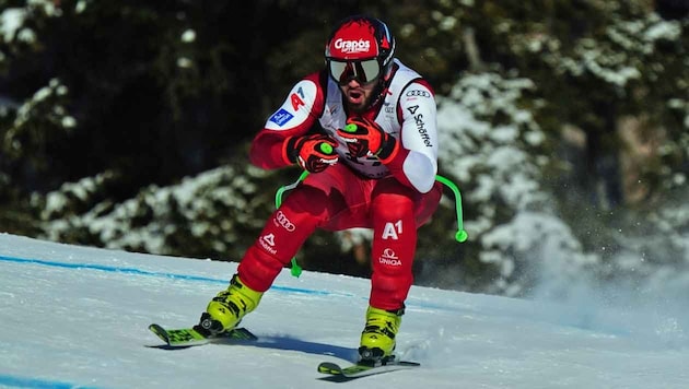 Daniel Hemetsberger wurde im Crans-Montana-Training Vierter.
