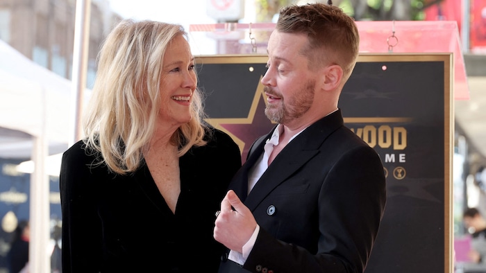 Catherine O‘Hara mit ihrem ehemaligen Filmsohn Macaulay „Kevin“ Culkin