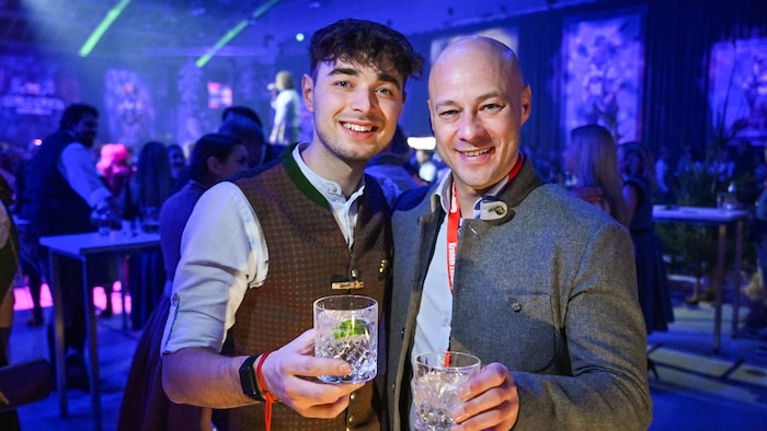 TV-Koch Dominik Süss und „Vize“ Martin Hajart (re.).