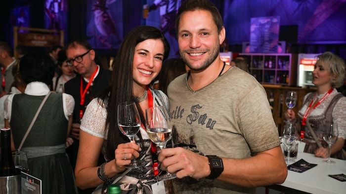 Herbert Hartl (Tischlerei Hartl) amüsierte sich prächtig.