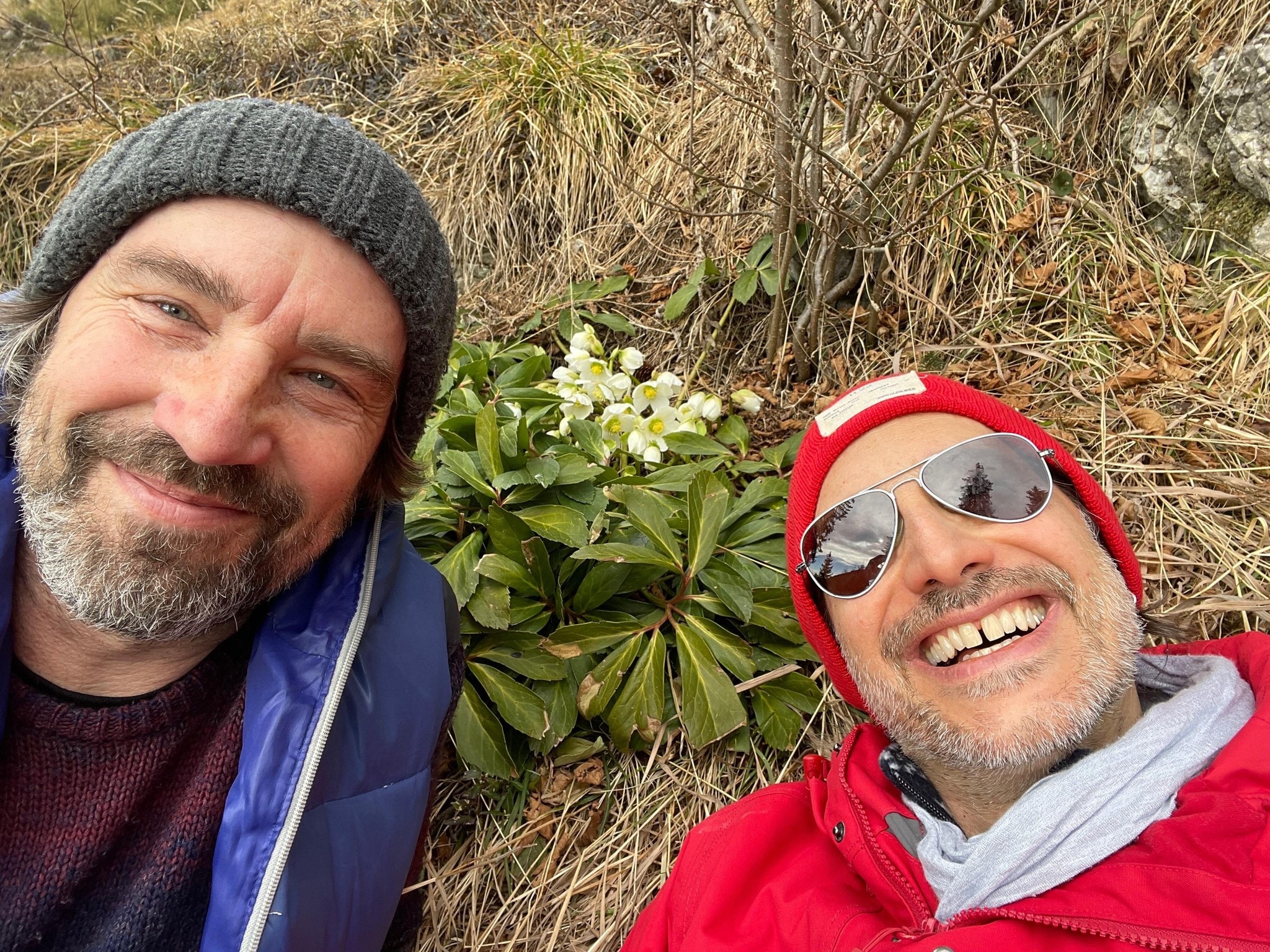 Ostrowski mit Helmut Köpping am Grazer Schöckl