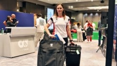 Vanessa Herzog checkte am Freitag als erste ÖOC-Sportlerin bei den Winterspielen in Mailand ...