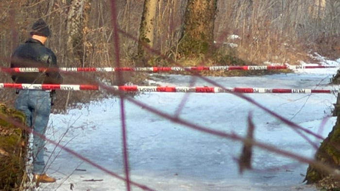 Der mutmaßliche Tatort nahe der Saalachbrücke.