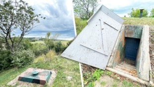 Dieser Bunker des Bundesheers in idyllischer Grünlage steht zum Verkauf.