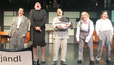 Unterhaltung mit Tiefgang zum 100er von Ernst Jandl von und mit Rüdiger Hentzschel, auf dem Foto ...