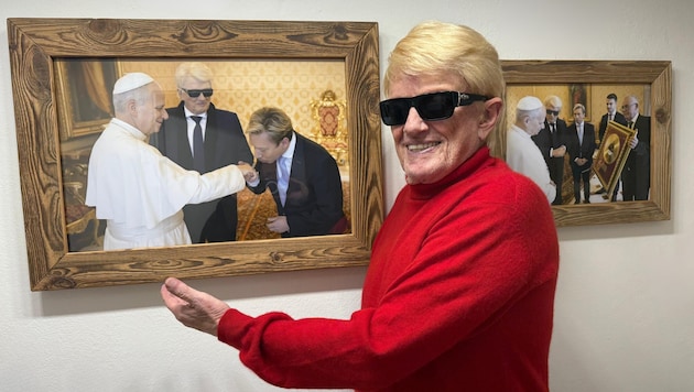 Heino und Helmut Werner trafen Papst Leo XIV. zur „informellen Begegnung“.