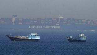 Schiffe in der Straße von Hormuz