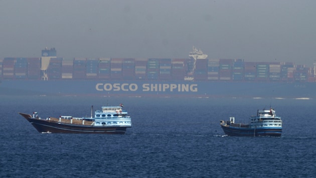 Schiffe in der Straße von Hormus (Archivbild)