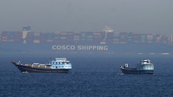 Schiffe in der Straße von Hormuz